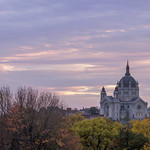 Fall Sunset at the Cathedral of St. Paul