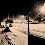 My ride home from work... I am very fortunate to have a bus in&out of work each day...the weather up here is cold and dark but I love it!