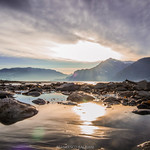 #Sunset #lake #winter