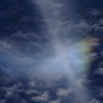 Colorful sundog