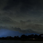 Night Storm Over The L ake