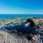 COSTA DE ALCOSSEBRE (CASTELLON), PIEDRAS, AGUA Y CIELO /COSTA DE ALCOSSEBRE (CASTELLON), STONES, WATER AND SKY