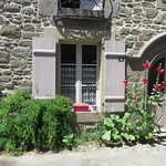 Bretagne. Saint Suliac. The window of the sailor's Bride.