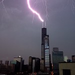 Lightning Striking Sears Tower (iPhone 5 & iLightningCam)
