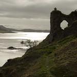Castle Strome at sunset