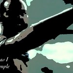 Quotation postcard: "Follow me as I lead by example."