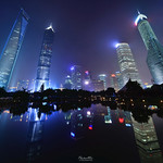 Shanghai Lujiazui - Skyline Reflections
