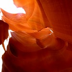 Patches of white - Lower Antelope Canyon, Page, Arizona, June 2016
