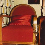 Marcello's house with mid-century fabric