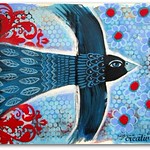 soar - art journal page