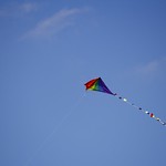 flying kite