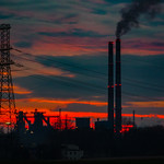 industrial landscape - steel mill