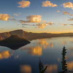 Crater Lake Pano - mirror flat morning