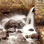 WATERFALL AT JENNEY POND GRIST MILL