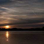 Sunrise over the lake