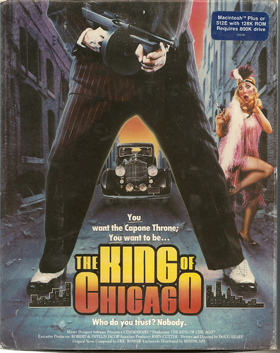 Box Cover of Doug Sharp's The King of Chicago (Cinemaware, 1986)
