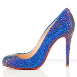 Christian Louboutin-Fifi Crystal Pumps Blue (side)