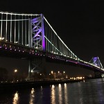 Benjamin Franklin Bridge at Night - Philadelphia, Pennsylvania
