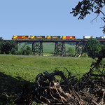 Sailing over Media Trestle