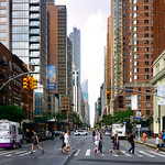 6th Avenue canyon - Chelsea, New York City