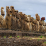 The statues of Tongariki