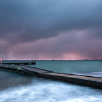 In between the showers at sunset