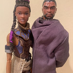 Finally got around to bringing T'Challa & Shuri to my doll-verse!