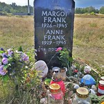 Bergen-Belsen. Memorial Stone for Anne Frank...