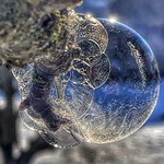 Gefrorene Seifenblase - Frozen soap bubble