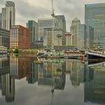 Specchio Urbano / Urban mirror (Canary Wharf, London, United Kingdom)