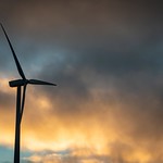 Golden hour wind power
