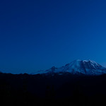 Mt Rainier at Blue Hour