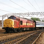 37801 working a cardiff service at Crewe Station