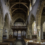 St. Mary's Church, Adderbury looking east to the chancel.