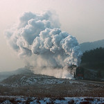 南岔镇, 黑龙江, 前进1985。CNR QJ1985 533 Jiamusa Wuyling Passenger Nancha Christmas 25th Dec 1993-2