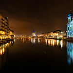 Lucerne Switzerland by night