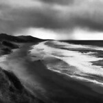 Dark California Coastal BW