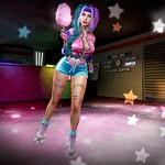 Rolling through a neon dream, cotton candy in hand 🎡✨