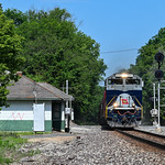 Eastbound Passenger Train in Clifton Hill, MO