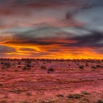 outback sunset