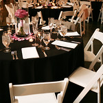 Classic Black & White Wedding Reception
