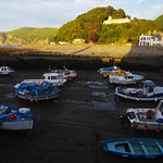 Evening in Lynmouth harbour
