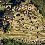 The hard early morning light on Machu Picchu