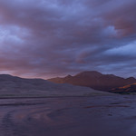 Great Sand Dunes Wide View in the Evening