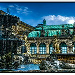 Dresden, Zwinger, Nymphenbad, oberer Schalenbrunnen