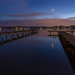 Lunar Rise After Sunset