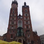 Krak&oacute;w, Poland, Kości&oacute;ł Mariacki (Marienkirche), Chiesa di Santa Maria, Iglesia de Santa Mar&iacute;a, Eglise de Sainte Marie, St. Mary's Church (gotisch) - Plac Mariacki (Marienplatz)