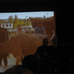 Sir Ben Kingsley talking at a Relief International (RI) fundraiser for micro-credits for the most vulnerable women