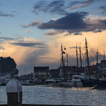 Volendam Harbour at sunrise - 2013