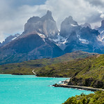 Lake Pehoe / Cuernos del Paine, Parque Nacional Torres del Paine, Patagonia, Chile